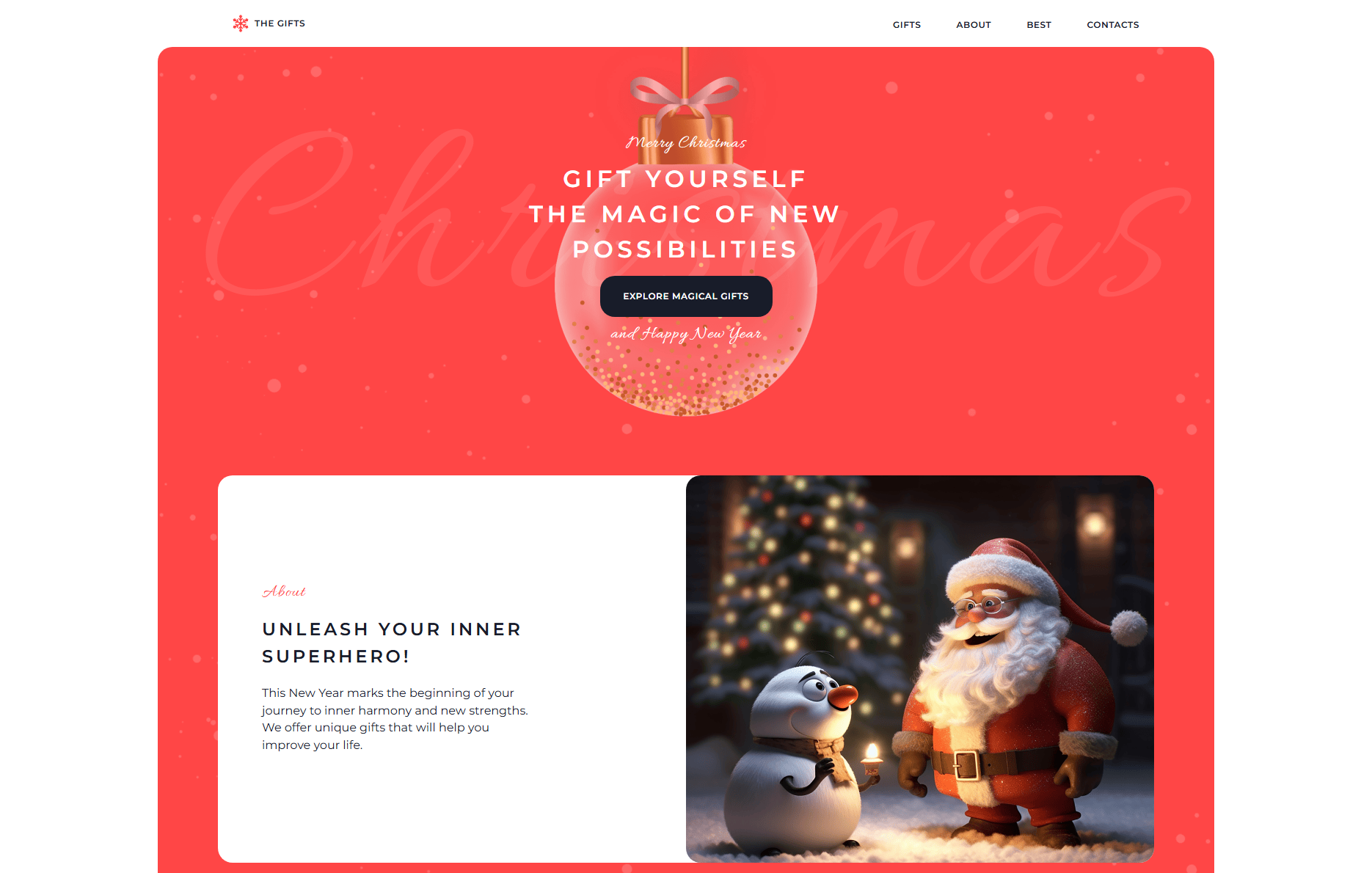christmas shop project